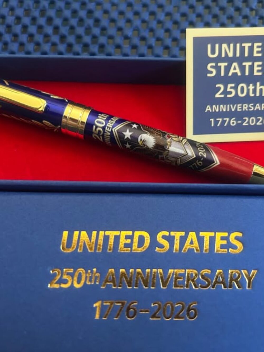 NIB! United States 250Th Anniversary Commemorative Ballpoint Pen - Picture 4 of 9